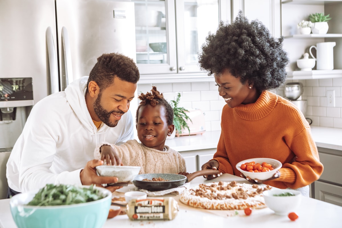 Adult meal prep containers with varied nutritious foods